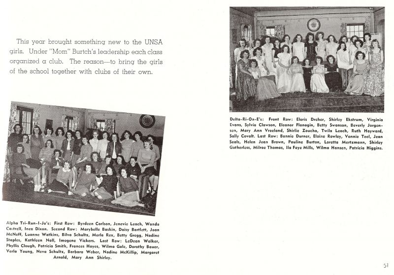 1948 Anna Burtch. Mom Burtch. Eloris Dreher, Shirley Ekstrum, Virginia Evans, Sylvia Clawson, Eleanor Flanagin, Betty Swanson, Beverly Jorgensen, Mary Ann Vreeland, Shirlie Zoucha, Twila Leach, Ruth Hayward, Sally Covalt, Bonnie Durner, Elaine Rowley, Vonnie Teel, Jean Seals, Helen Jean Brown, Pauline Burton, Loretta Mertsmann, Shirley Gutherless, Milrae Thomas, Ila Faye Mills, Wilma Hansen Patricia Higgins,