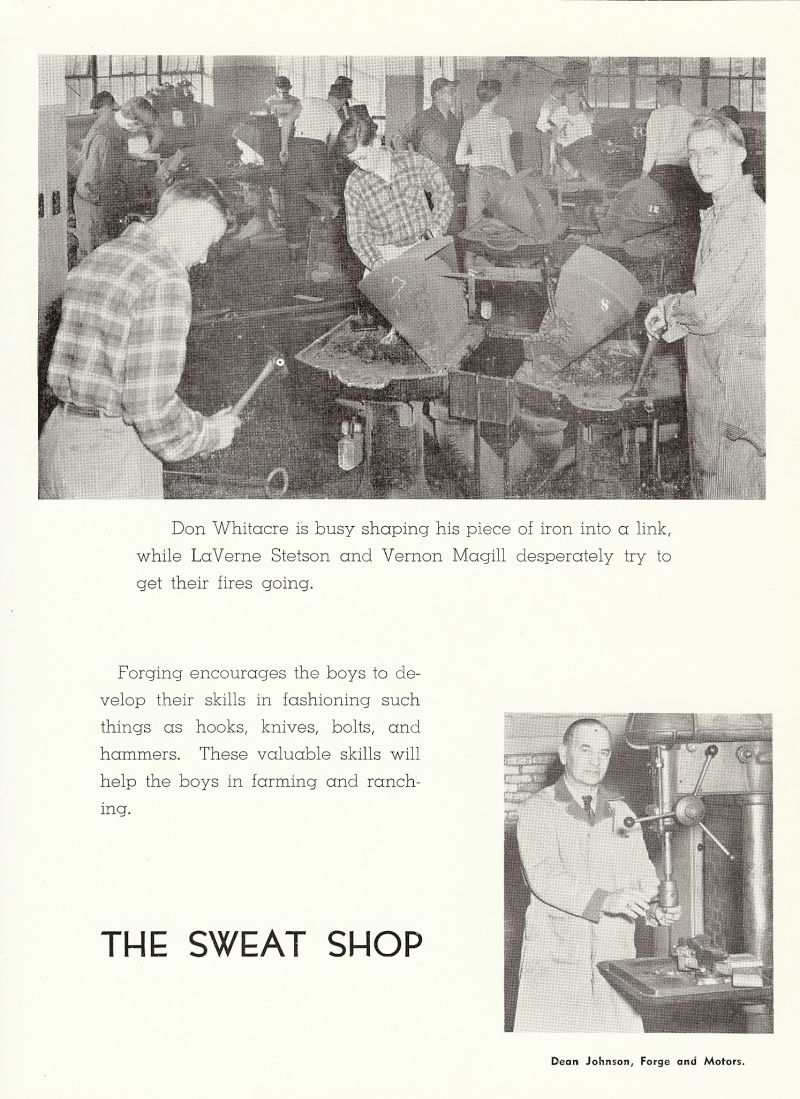 1949 Don Whitacre, LaVerne Stetson, Vernon Magill, Dean Johnson.