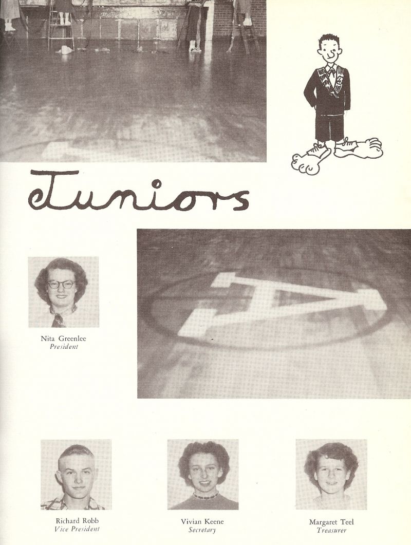 1951 Nita Greenlee, Richard Robb, Vivian Keene, Margaret Teel,