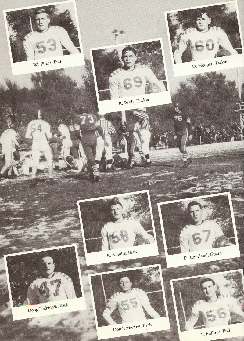1951 Fitzer, Hooper, Wolf, Schultz, Copeland, Doug Tetherow, Don Tetherow, Phillips,