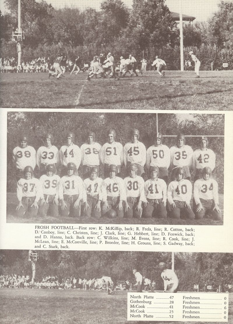1951 McKillip, Frels, Cotton, Conboy, Christen, Clark, Hebbert, Fenwick, Hanna, Wilkins, Evens, Cook, Gadway, Grouns, Broeder, McConville, McLean, Stark,   