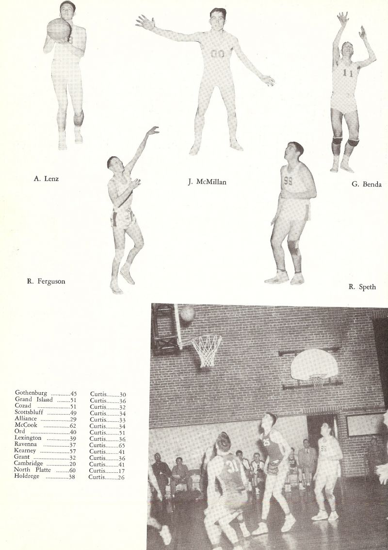 1951 Albert Lenz, Jim McMillan, Gary Benda, Dick Speth, Bob Ferguson,