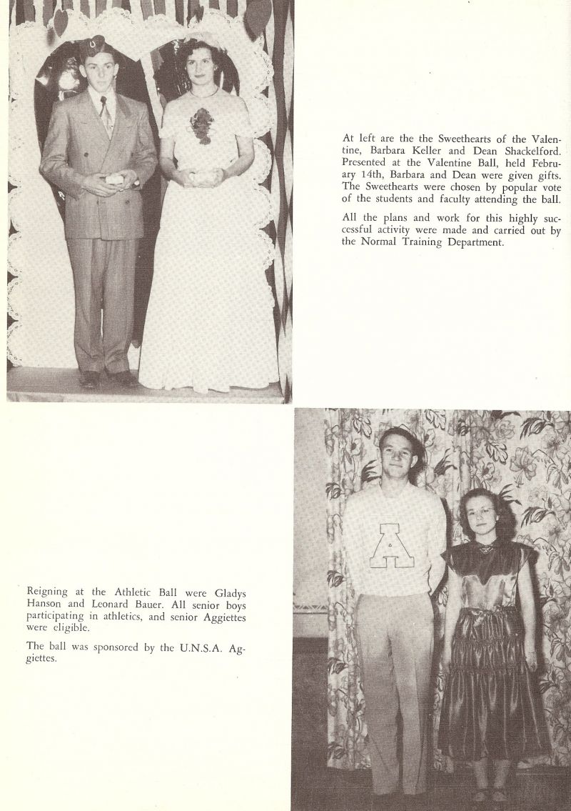 1951 Barbara Keller, Dean Shackelford, Gladys Hanson, Leonard Bauer, 