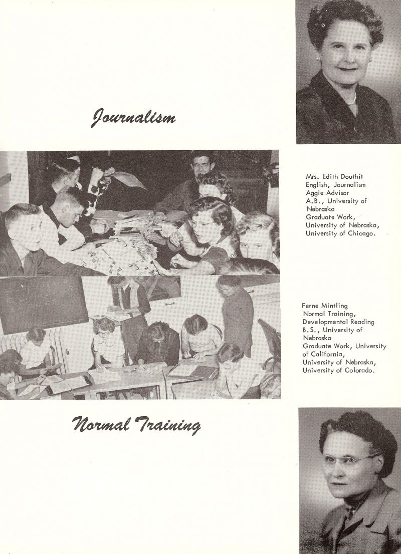 1952 Edith Douthit. Ferne Mintling. 