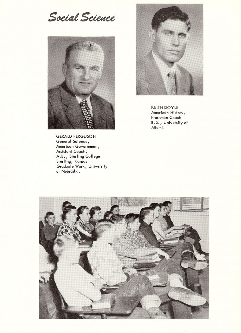 1952 Keith Doyle. Gerald Ferguson.