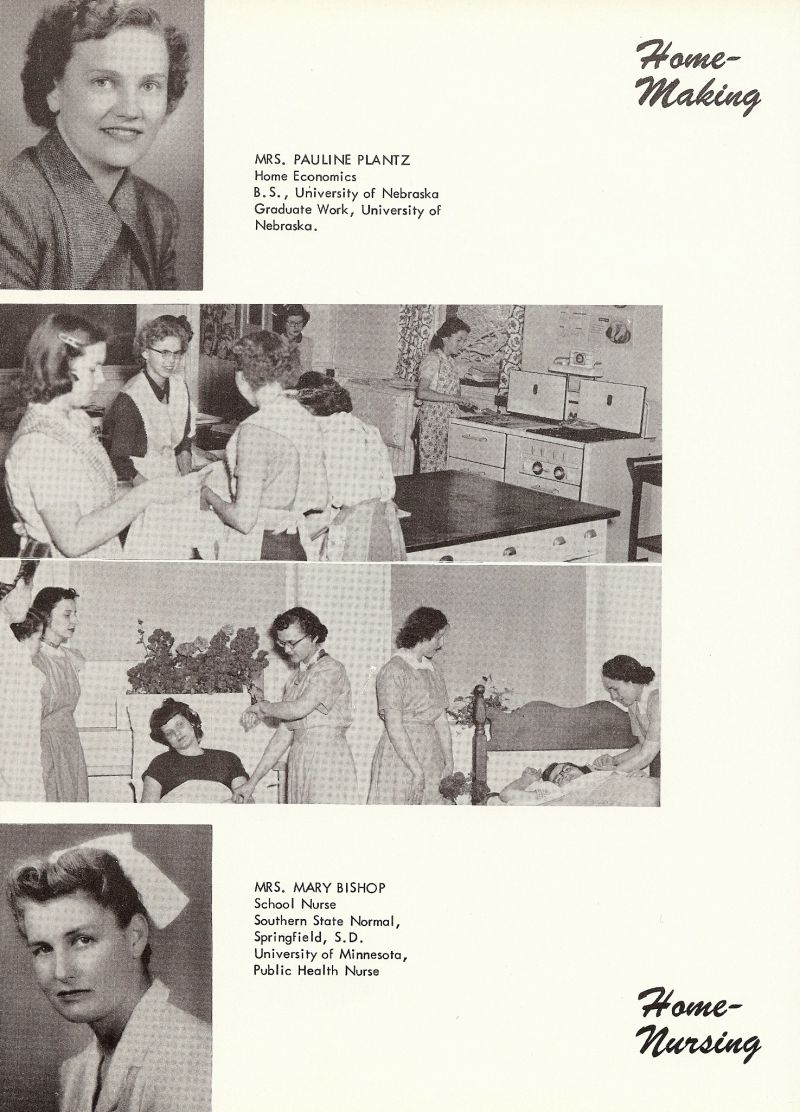 1952 Pauline Plantz. Mary Bishop.