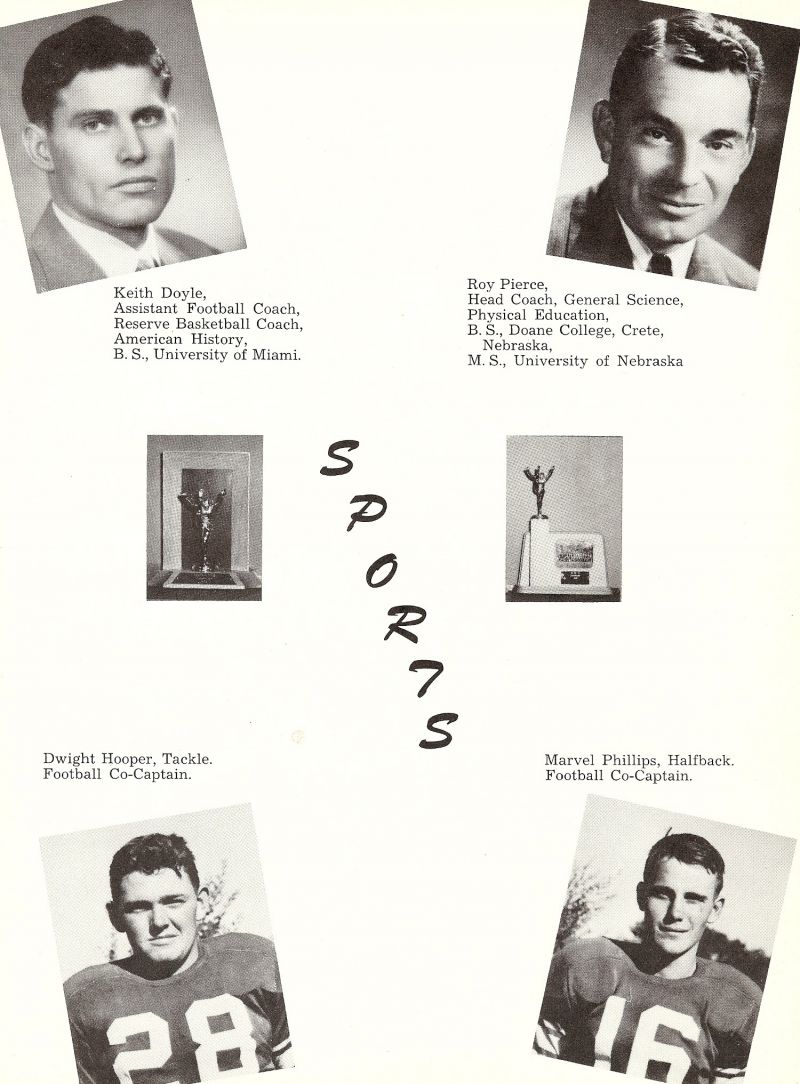 1953 Keith Doyle. Roy Pierce. Marvel Phillips, Dwight Hooper,