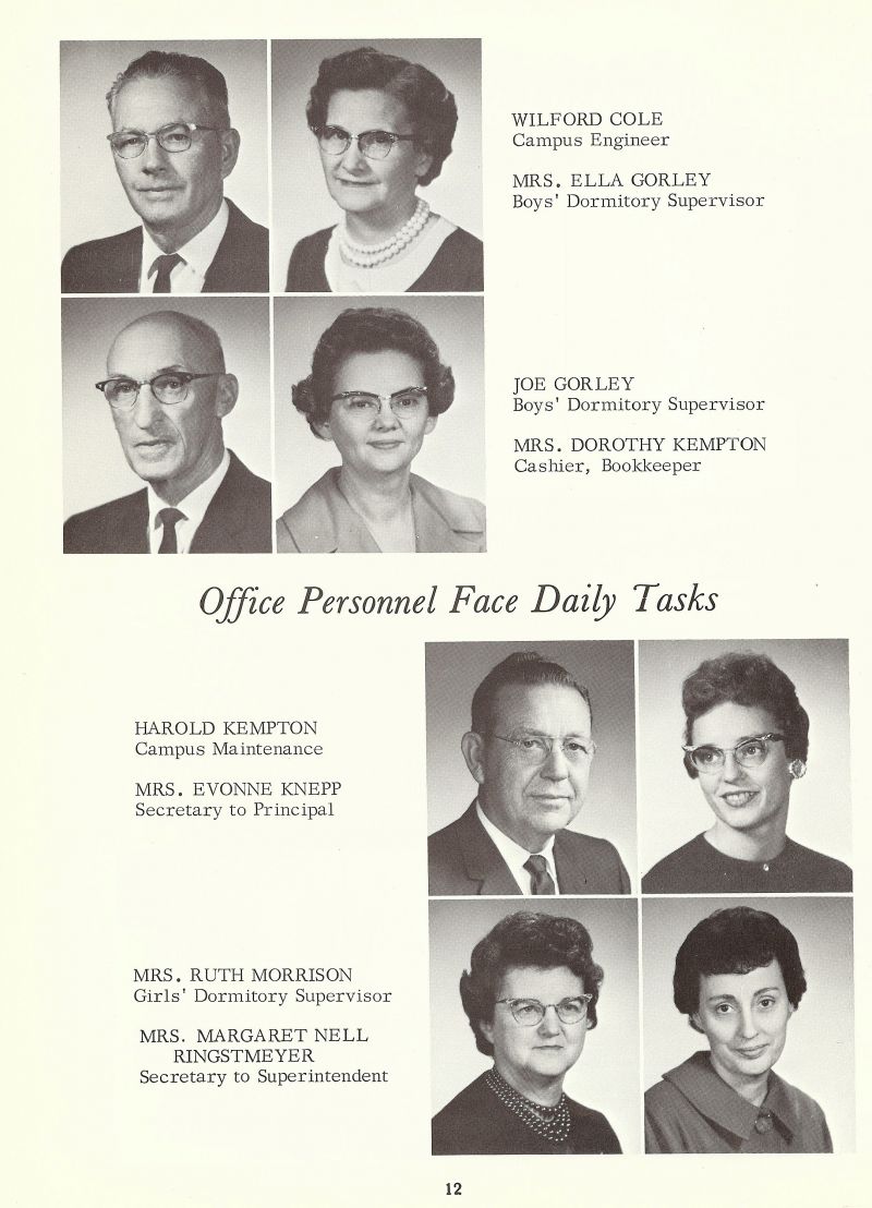 1964 Wilford Cole. Ella Gorley. Mom Gorley. Joe Gorley. Pop Gorley. Dorothy Kempton. Harold Kempton. Evonne Knepp. Evonne Orman. Ruth Morrison. Margaret Nell Ringstmeyer. Margaret Ringstmeyer.