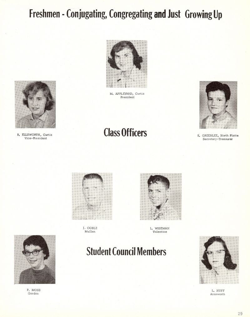1957 Appleyard, Greenlee, Ellsworth, Coble, Wiseman, Moss, Huff,