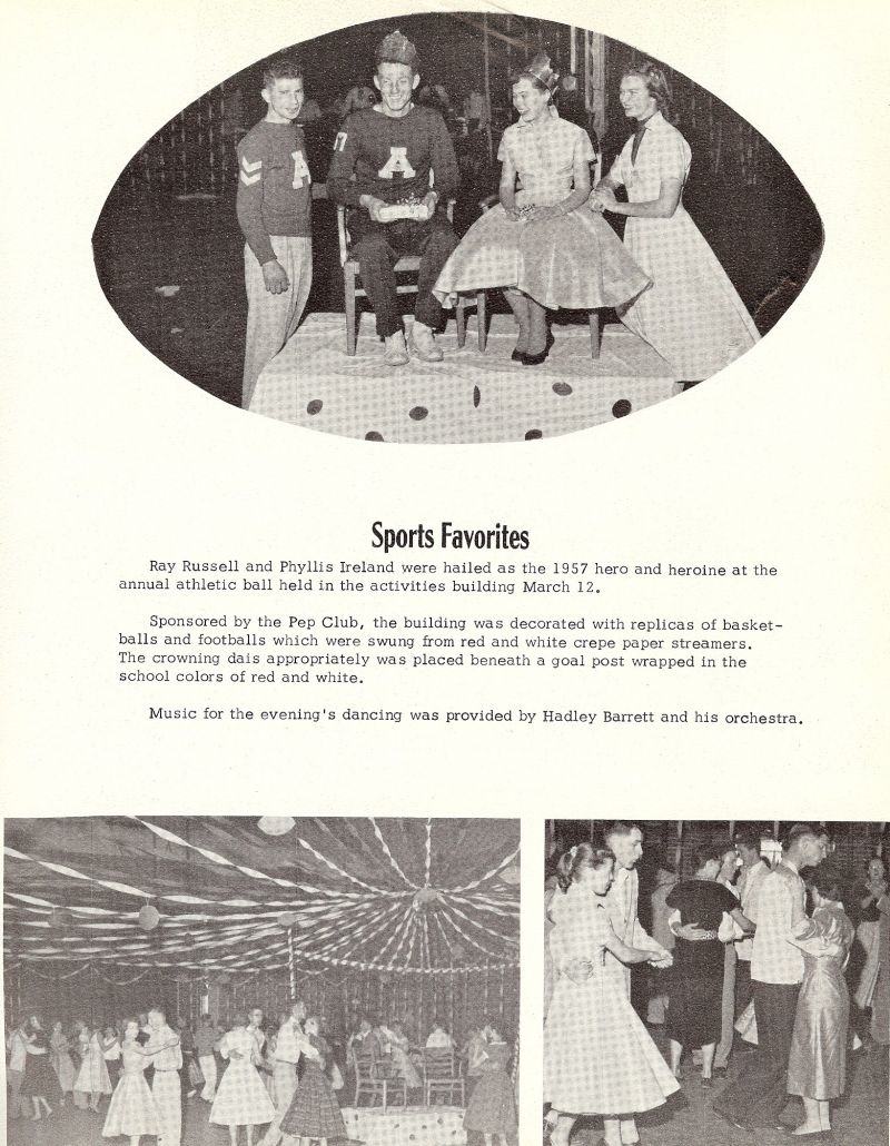 1957 Ray Russell, Phyllis Ireland, Hadley Barrett,
