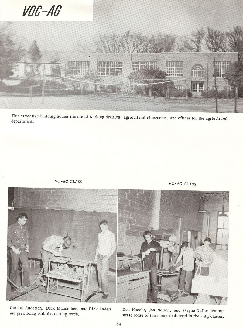 1958 Gordon Anderson, Dick Macomber, Dick Anders, Don Knecht, Jon Nelson, Wayne Dafler,