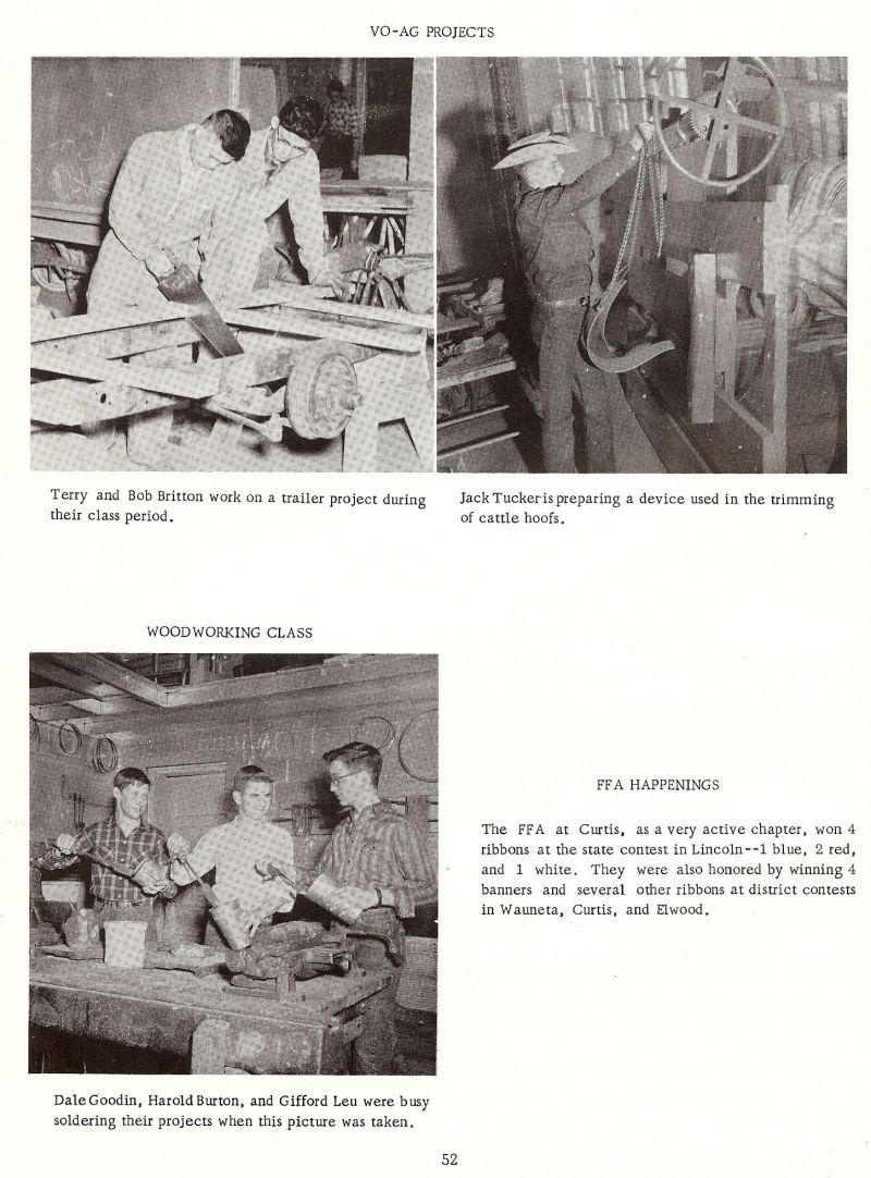 1958 Terry Britton, Bob Britton, Jack Tucker, Dale Goodin, Harold Burton, Gifford Leu,  