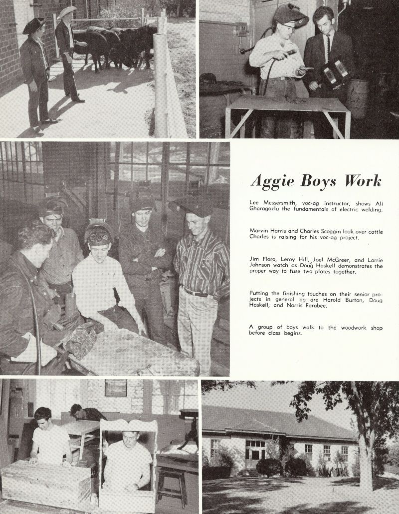 1960 Lee Messersmith. Ali Gharagozlu, Marvin Harris, Charles Scoggin, Jim Floro, Leroy Hill, Joel McGreer, Larrie Johnson, Doug Haskell, Harold Burton, Doug Haskell, Norris Farabee, 