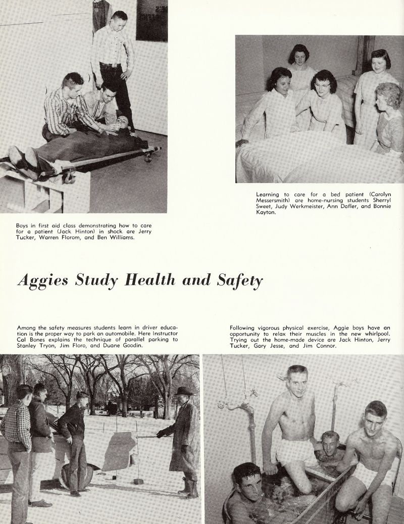 1960 Jack Hinton, Jerry Tucker, Warren Florom, Ben Williams, Tex Williams, Carolyn Messersmith, Sherryl Sweet, Judy Werkmeister, Ann Dafler, Bonnie Kayton, Gary Jesse, Jim Connor, Cal Bones, Stanley Tryon, Stan Tryon, Jim Floro, Duane Goodin, 