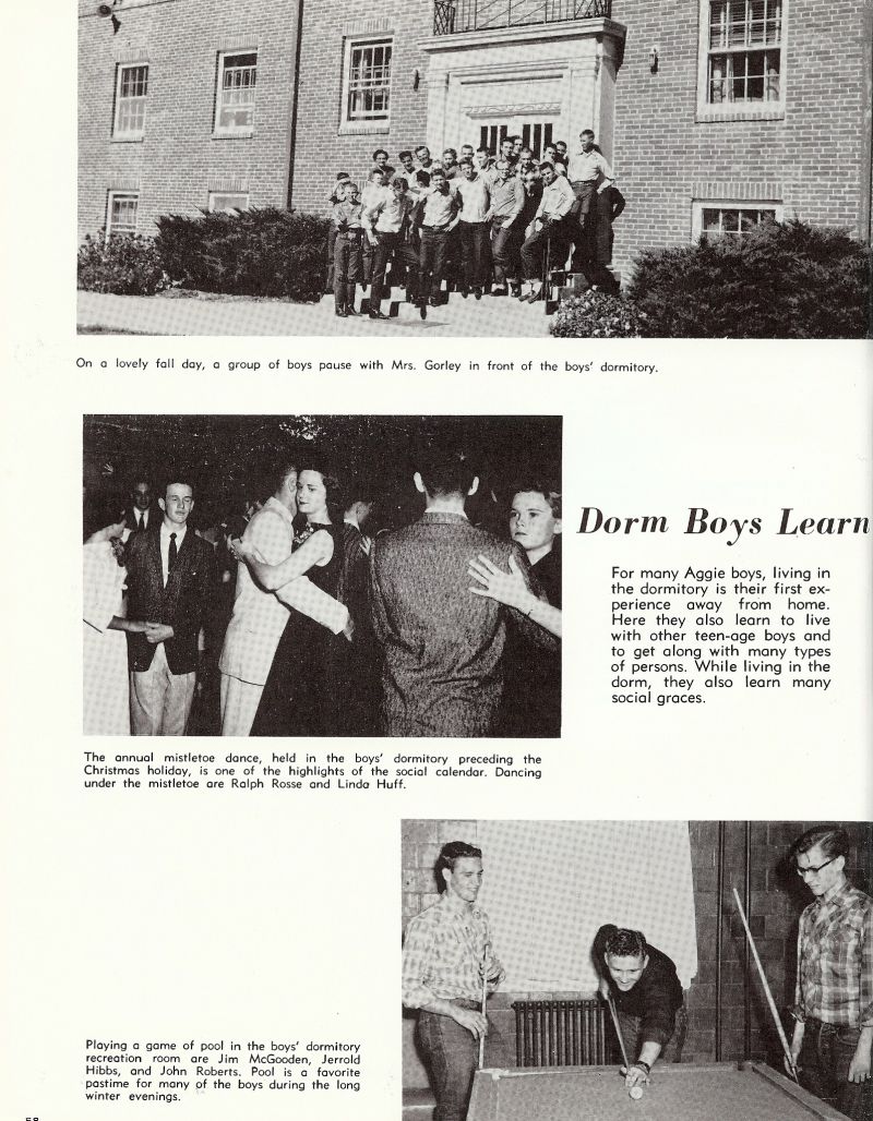 1960 Ralph Rosse, Linda Huff, Jim McGooden, Jerrold Hibbs, John Roberts, Ella Gorley. Mom Gorley.