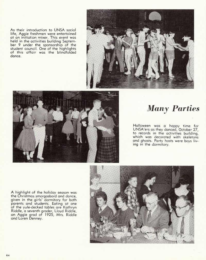 1960 Kathryn Riddle, Lloyd Riddle, Loren Denney,