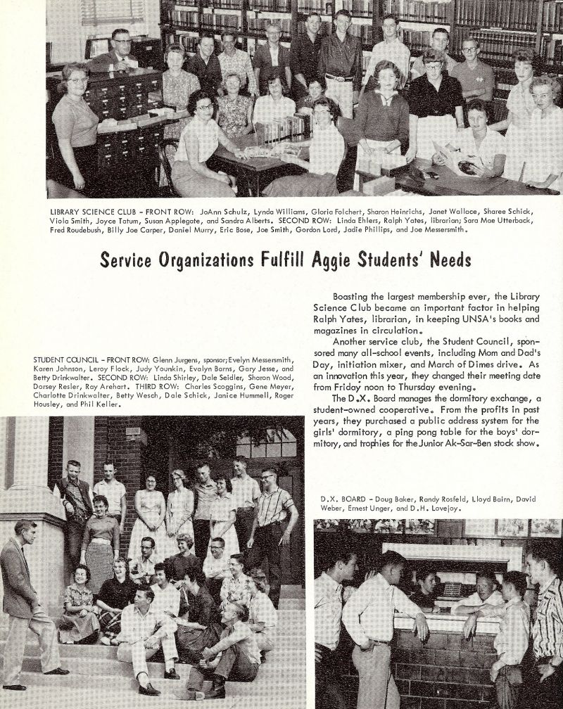 1961 JoAnn Schulz, Lyda Williams, Gloria Folchert, Sharon Heinrichs, Janet Wallace, Sharee Schick, Viola Smith, Joyce Tatum, Susan Applegate, Sandra Alberts, Linda Ehlers, Ralph Yates. Sara Mae Utterback, Fred Roudebush, Billy Joe Carper, Bill Carper, Dan Murray, Eric Bose, Joe Smith, Gordon Lord, Jadie Phillips, Joe Messersmith, Glenn Jurgens, Evelyn Messersmith, Karen Johnson, Leroy Flock, Judy Younkin, Evalyn Barnes, Gary Jesse, Betty Drinkwalter, Linda Shirley, Dale Seidler, Sharon Wood, Dorsey Resler, Ray Arehart, Charles Scoggins, Gene Meyer, Charlotte Drinkwalter, Betty Wesch, Dale Schick, Janice Hummell, Rodger Housley, Phil Keller, Doug Baker, Randy Rosfeld, Lloyd Bairn, David Weber, Ernie Unger, DH Lovejoy,   