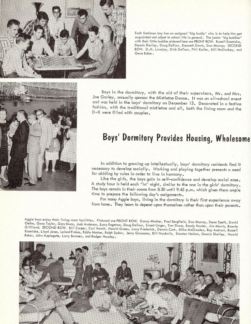 1961 Russell Kosmicke, Russ Kosmicke, Dennis Shelly, Doug Detour, Kenneth Davis, Dan Murray, DH Lovejoy, Dick Detour, Phil Keller, Bill McConkey, Gene Baker, Danny Mosher, Fred Bergfield, Dan Murray, Dean Speth, David Oelke, Dave Oelke, Garry Taylor, Gary Bruns, Jack Andersen, Larry Engstrom, Doug Detour, Ernest Unger, Ernie Unger, Tom Sharp, Randy Hunter, Jim Morris, Ronnie Gilliland, Ron Gilliland, Bill Carper, Carl Hamit, Harold Green, Buck Green, Larry Frederick, Dennis Cork, Mike McGooden, Ray Arehart, Russell Kosmicke, Russ Kosmicke, Lloyd Jones, Leland Frakes, Eddie Mosher, Ralph Sydow, Jerry Goranson, Bill Nuckolls, Stanton Nelson, Stan Nelson, Dennis Shelley Harold Baker, John Applegate, Larry Bornsen, Rodger Housley,  