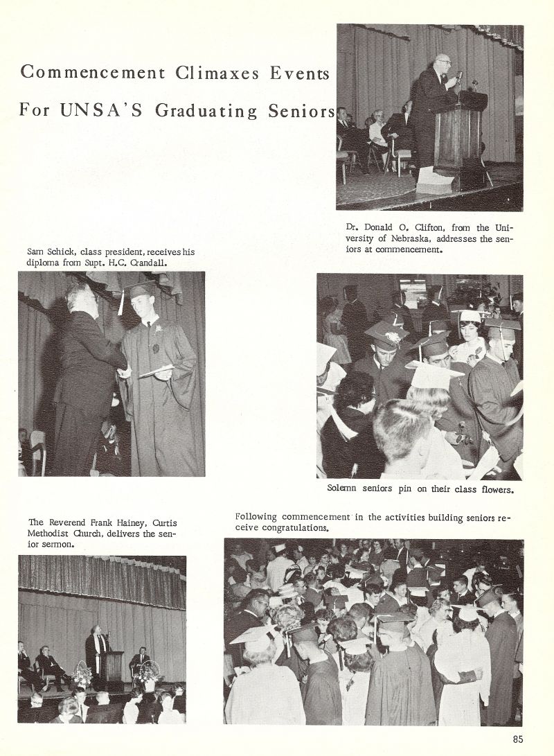 1963 Dr. Donald O. Clifton. Sam Schick, H. C. Crandall. Horace Crandall. Reverend Frank Hainey.  