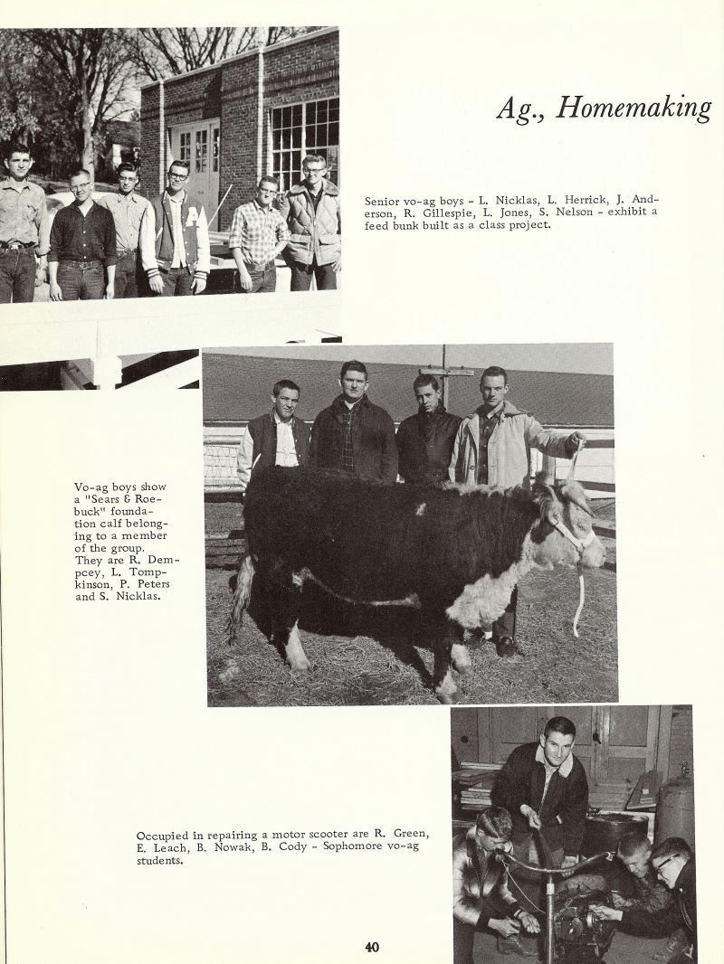 1964 Nicklas, Herrick, Jack Andersen, Gillespie, Jones, Nelson, Dempcey, Dempcy Tompkinson, Peters, Nicklas, Green, Leach, Nowak, Bill Cody,  