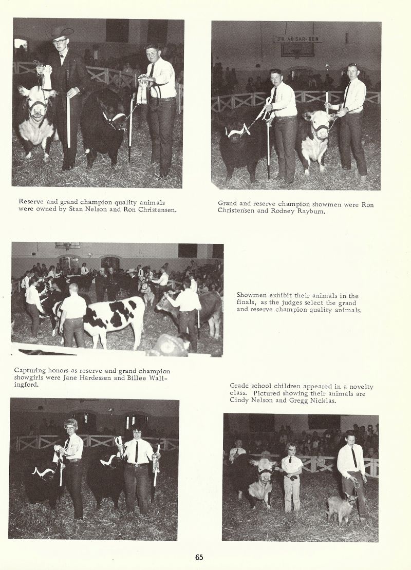 1964 Stan Nelson, Ron Christensen, Rodney Rayburn, Jane Hardessen, Billee Wallingford, Cindy Nelson, Gregg Nicklas 