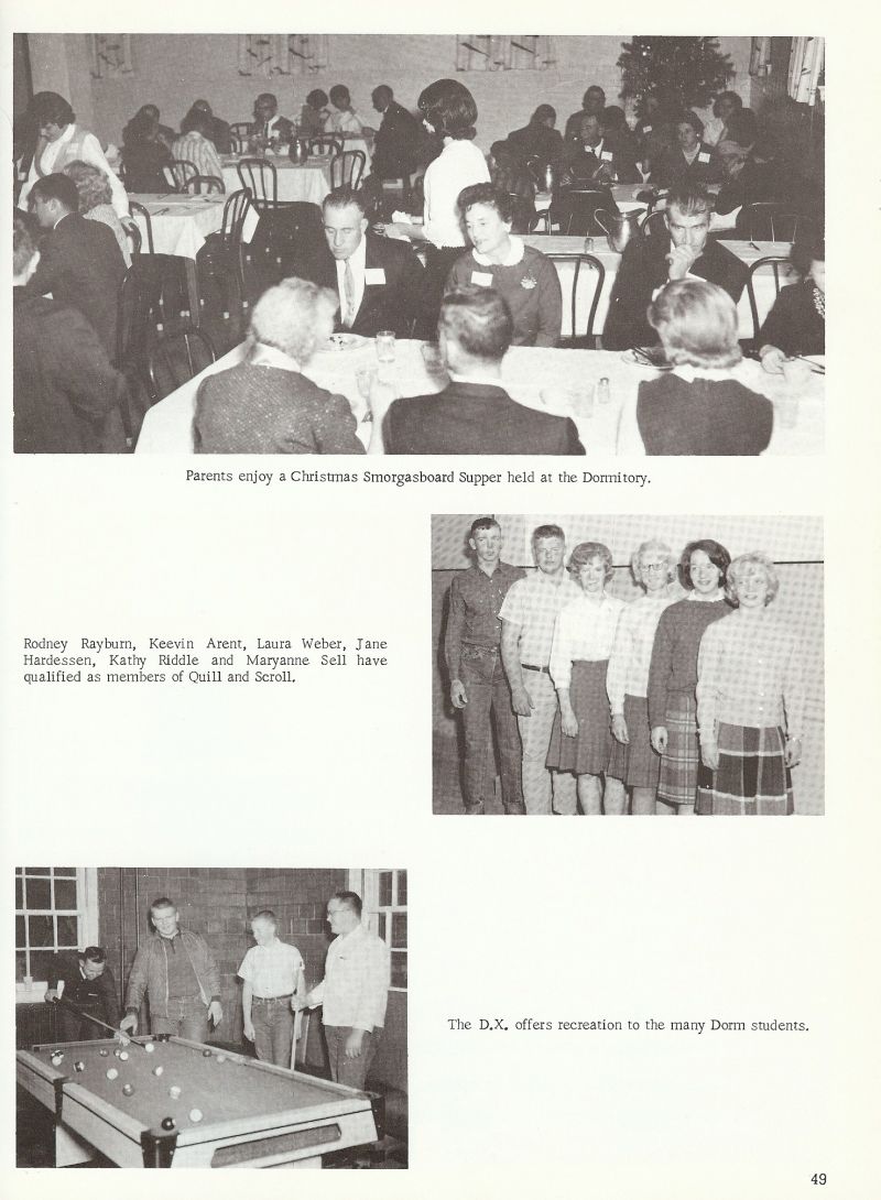 1965 Rodney Rayburn, Keevin Arent, Laura Weber, Jane Hardessen, Kathy Riddle, Maryanne Sell,