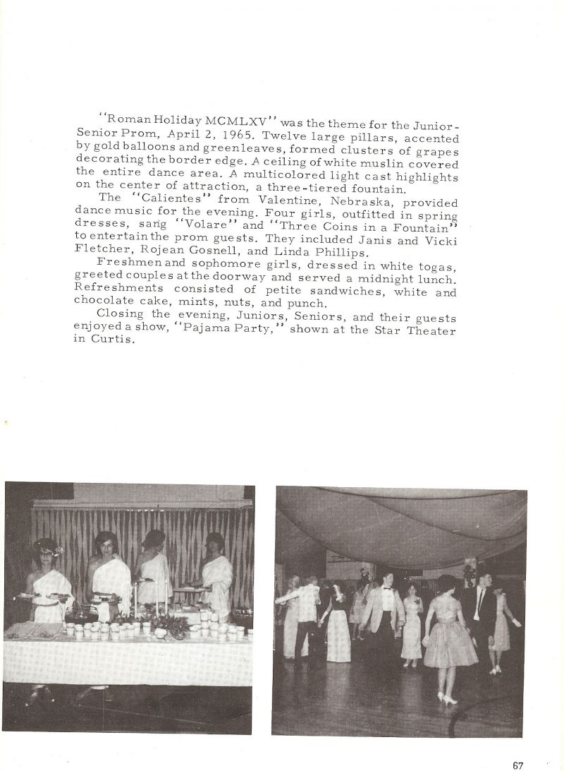 1965 "Calientes" Janis Fletcher, Vicki Fletcher, Rojean Gosnell, Linda Phillips,