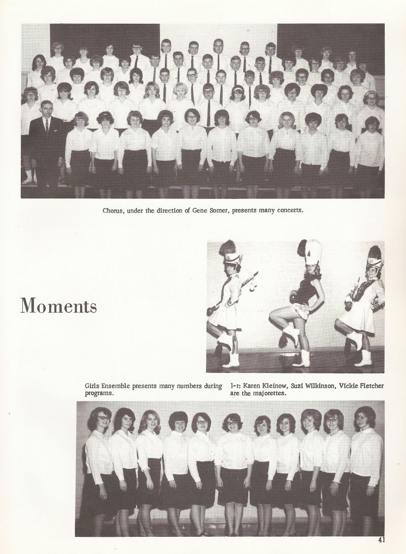 1966 Gene Somer. Karen Kleinow, Suzi Wilkinson, Vickie Fletcher