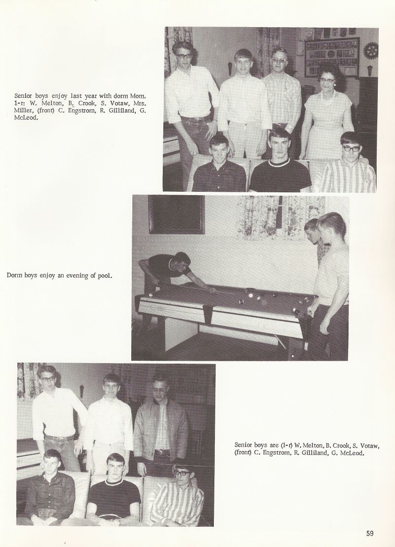 1966 Melton, Crook, Votaw, Mrs. Miller, Engstrom, Gilliland, McLeod, Melton, Crook, Votaw, Engstrom, Gilliland, McLeod.