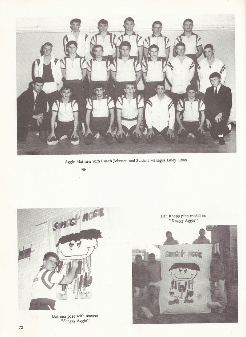 1966 Coach Johnson, Lindy Elson, Dan Knepp.