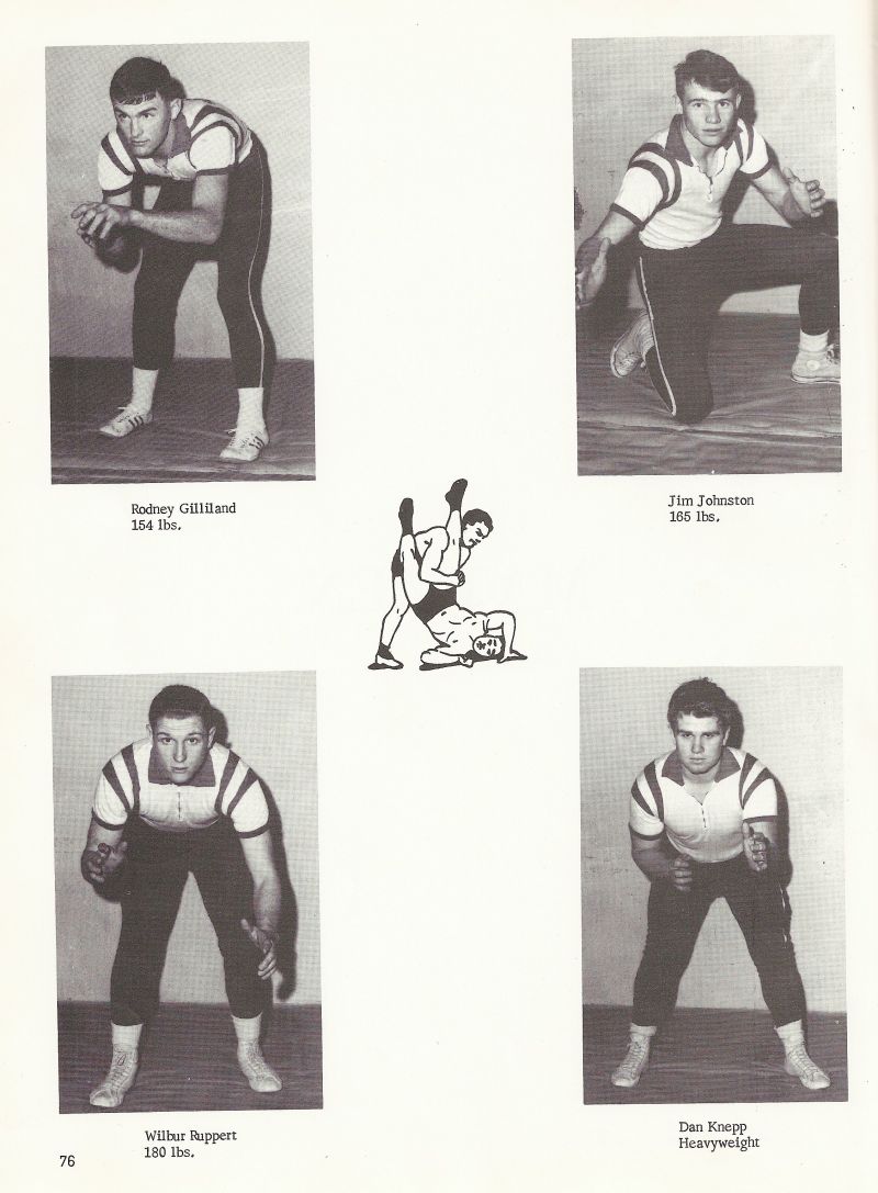 1966 Rodney Gilliland, Jim Johnston, Wilbur Ruppert, Dan Knepp.