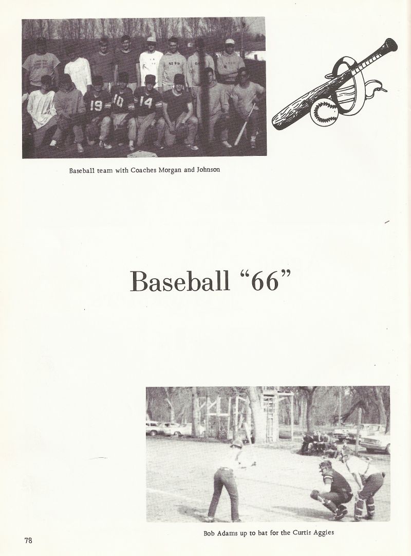 1966 Coach Morgan, Coach Johnson, Bob Adams.