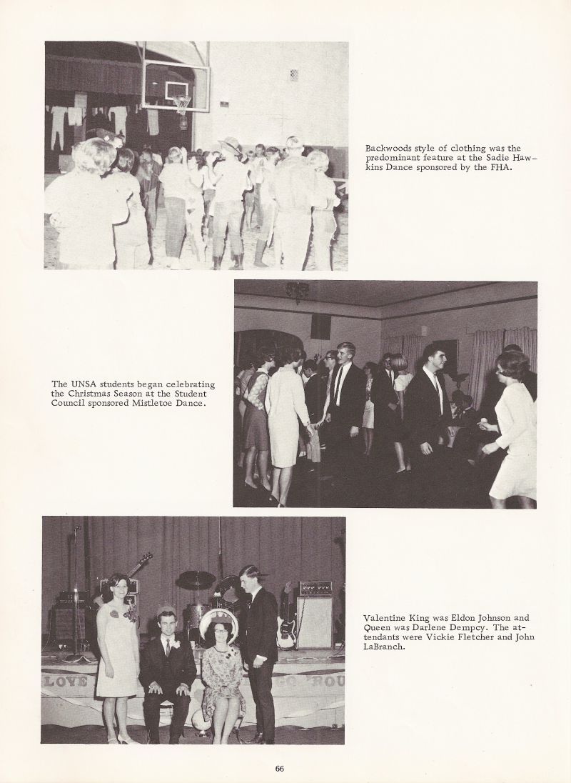 1967 Eldon Johnson, Darlene Dempcy, Vickie Fletcher, John LaBranch.