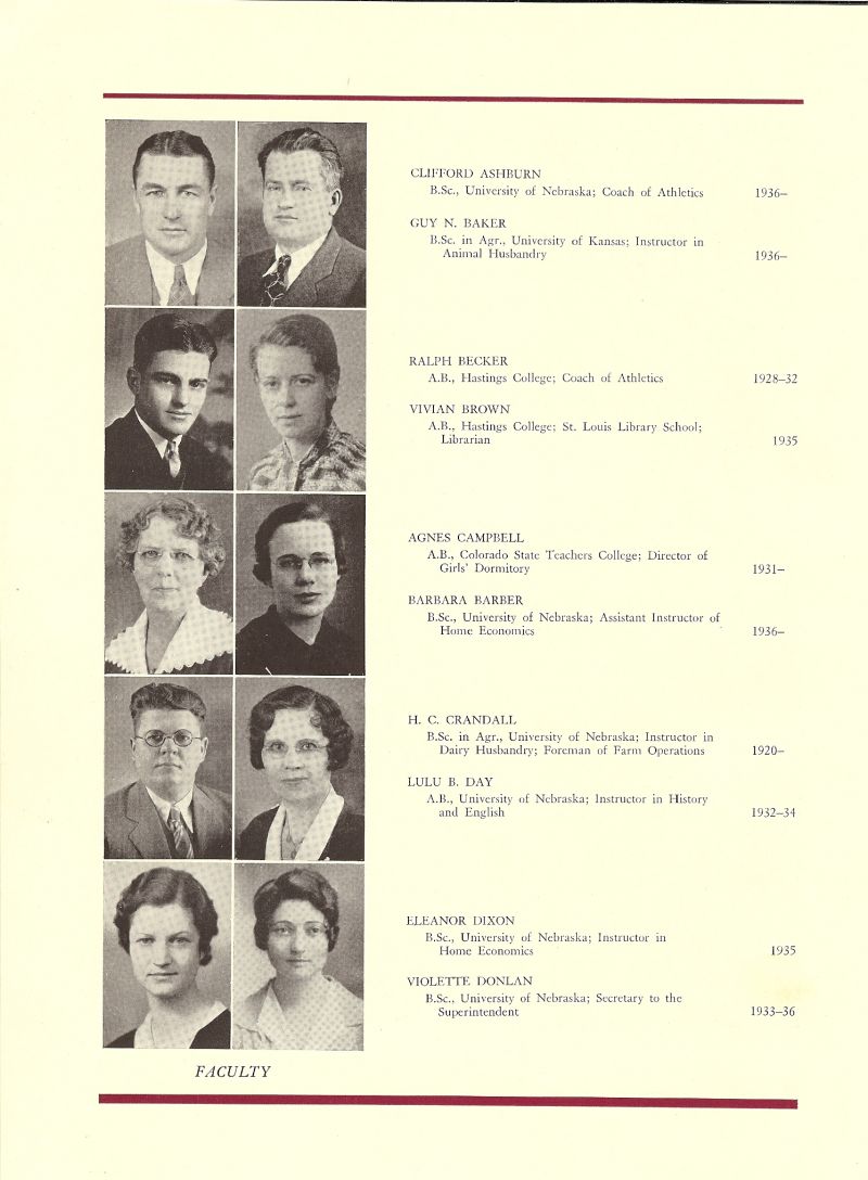 Volume_IV Clifford Ashburn. Guy Baker. Ralph Becker. Vivian Brown. Agnes Campbell. Barbara Barber. Horace Crandall. Lulu Day. Eleanor Dixon. Violette Donlan.