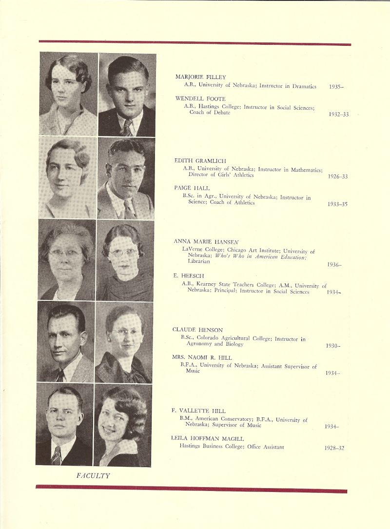 Volume_IV Marjorie Filley. Wendell Foote. Edith Gramlich. Paige Hall. AnnaMarie Hansen. Emma Heesch. Claude Henson. Naomi Hill. Vallette Hill. Leila Magill.