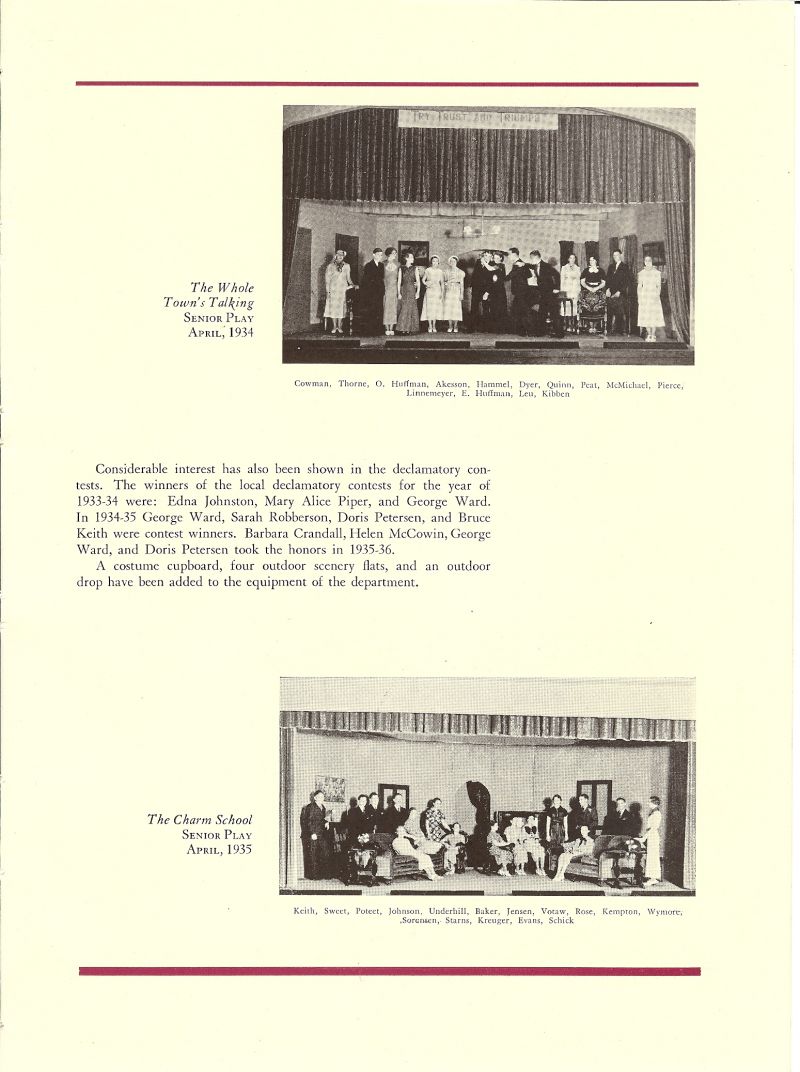 Volume_IV Eloise Cowman, Edwin Thorne, Opal Huffman, Phyllis Akesson, Maxine Hammel, Phyllis Dyer, Marion Quinn, Velma Peat, Gerald McMichael, Arthur Pierce, Elinor Linnemeyer, Emma Huffman, Fred Leu, Kathleen Kibben, Bruce Keith, Leo Sweet, Ben Poteet, Orval Johnson, Ralph Underhill, Phyllis Baker, Isabel Jensen, Amy Votaw, Gertrude Rose, Emily Kempton, Margaret Wymore, Clara Sornsen, Kenneth Starns, Ardis Kreuger, Blaine Evans, Miriam Schick,