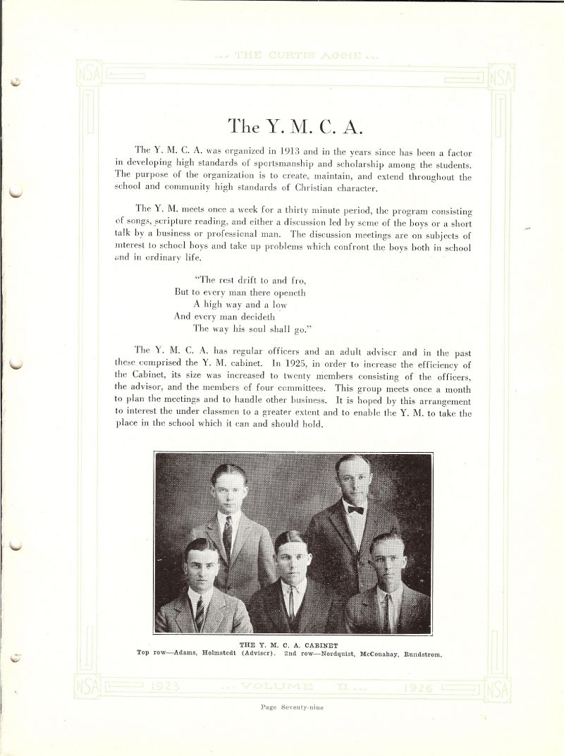 Volume_II Gerald Adams, Advisor Raleigh Holmstedt. Myron Nordquist, James McConahay, John Rundstrom,