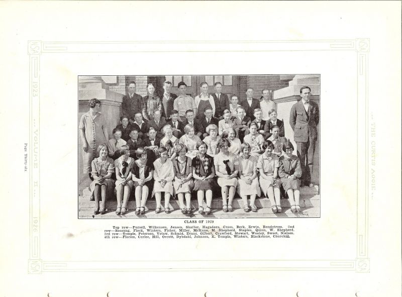 Volume_II Pursel, Earl Wilkinson, Charlie Jensen, Forrest Shaffer, Hagadorn, Cross, Berk, Lloyd Erwin, Rundstrom, Bossung, Flock, Winters, Fisher, Marion Miller, Clifford McKune, MShepherd, Staples, Quinn, Wayne Shepherd, Temple, Vernon Peterson, Votaw, Howard Schmid, Evans, Gilbert, Crawford, Katherine Stewart, Frances Wooley, Sweet, Johannes Nielsen, Florom, Curlee, Fae Hill, Orcutt, Esther Dybdahl, Norma Johnson, K Temple, Hollis Blackstone, Churchill,