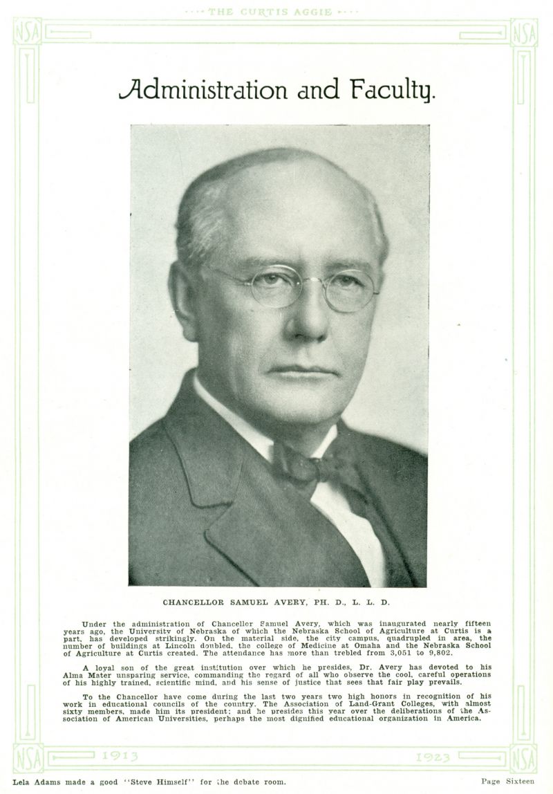 Volume_I CHANCELLOR: Samuel Avery.