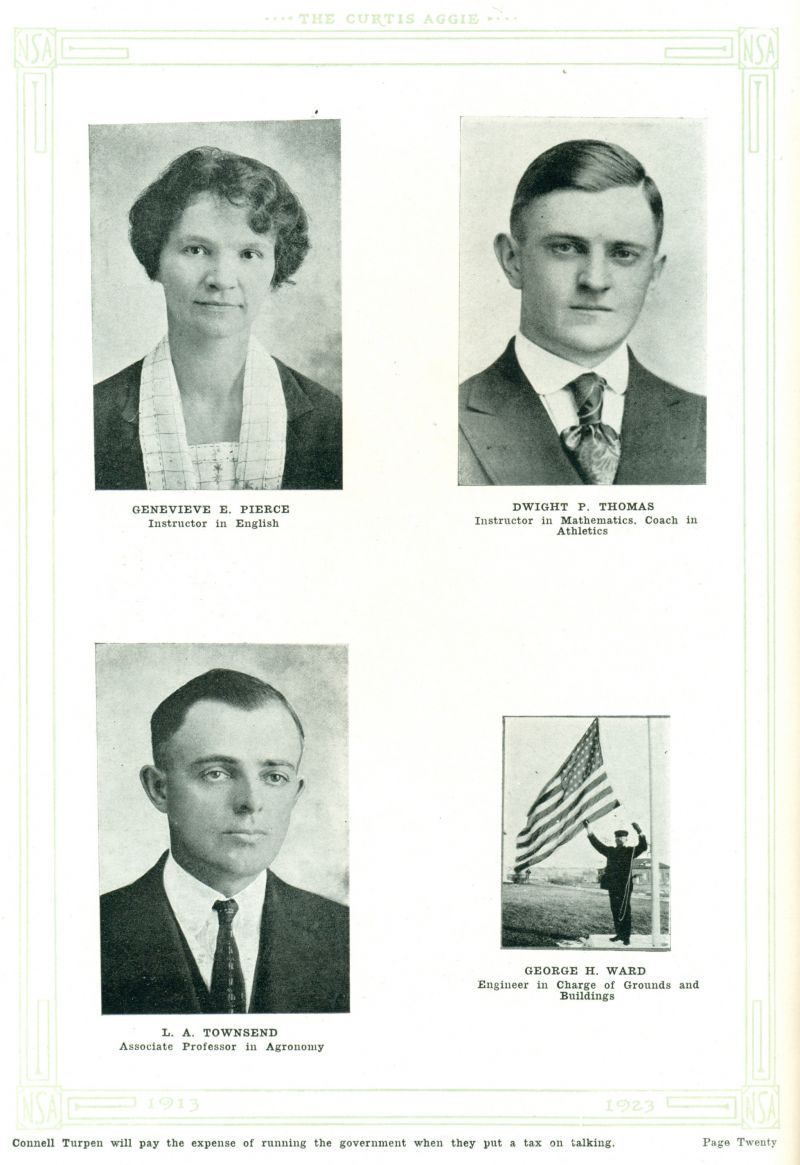 Volume_I Genevieve Pierce. Dwight Thomas. Louis Townsend. George Ward.