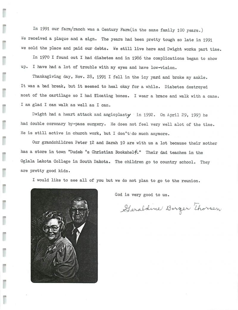 1944_booklet Geraldine Barger, Geraldine Barger Thorsen,